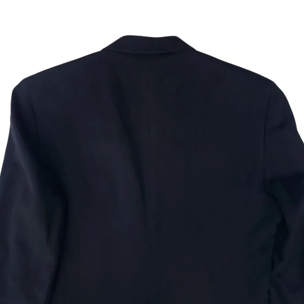 Jos A Bank Black Camel Hair Blazer Jacket Sport Coat Modern Gentleman 44L